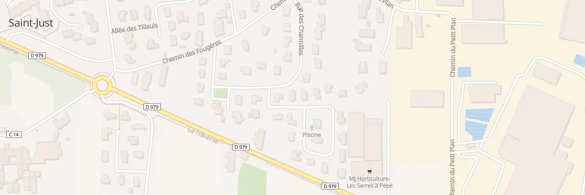 Plan du 5262 Le Petit Plan à Saint-Just