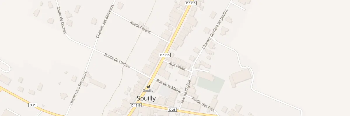 Plan du 1 Rue Petite à Souilly