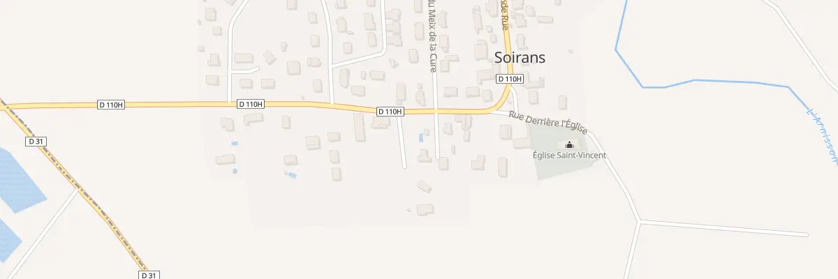 Plan du 7 Rue des Croichottes à Soirans