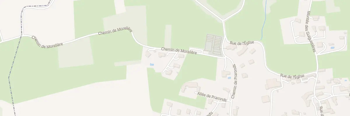 Plan du 141 Chem de Moreliere à Gillonnay