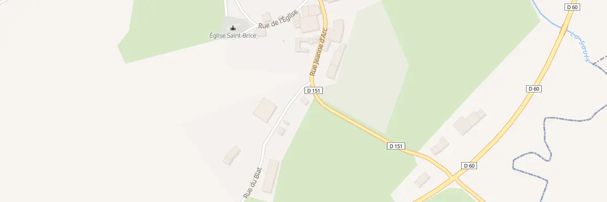 Plan du 2 Rue du Biat à Pansey