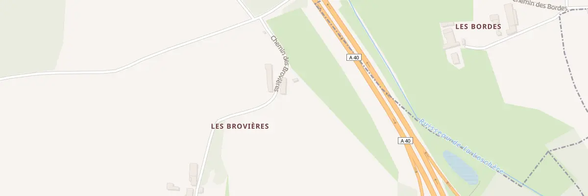 Plan du 5130 Les Brovieres à Certines