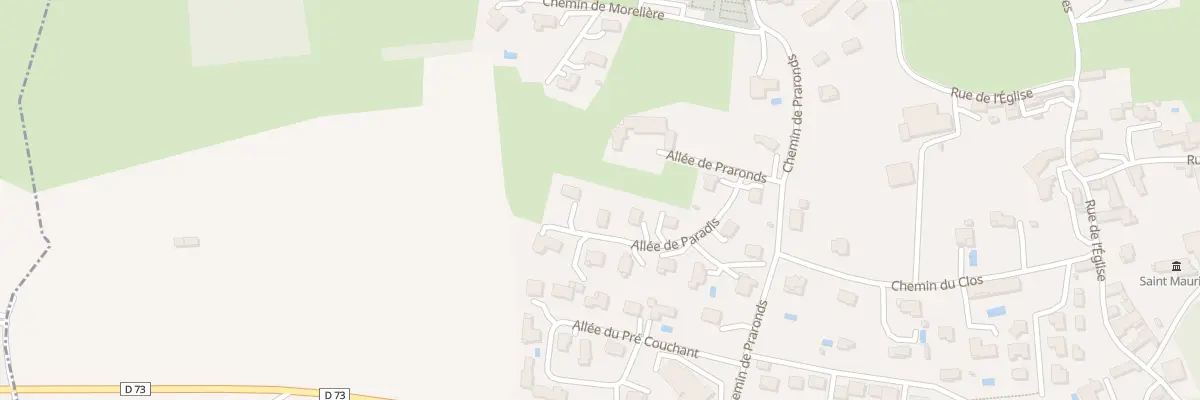 Plan du 144 All de Paradis à Gillonnay