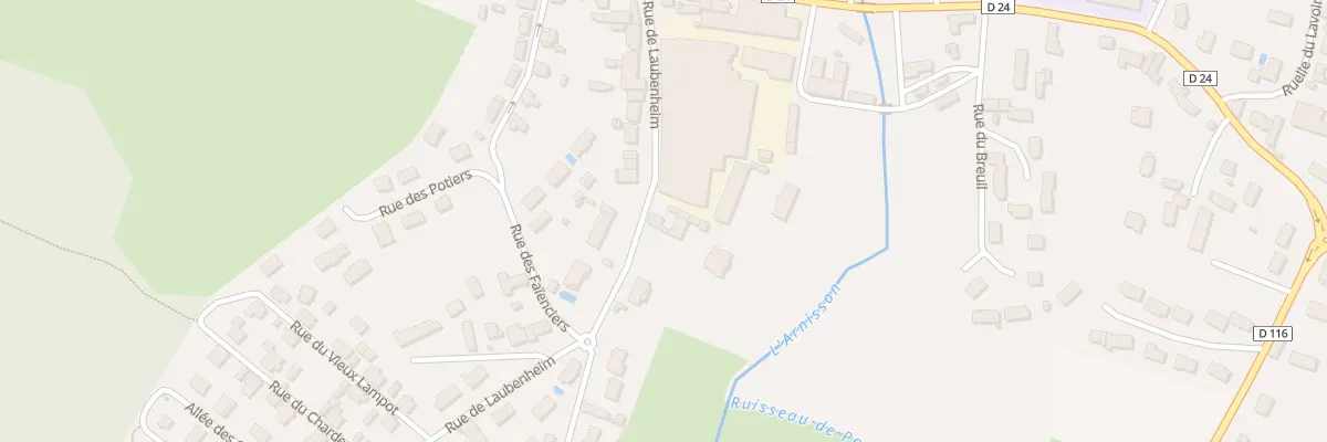 Plan du 7 Rue de Laubenheim à Longchamp