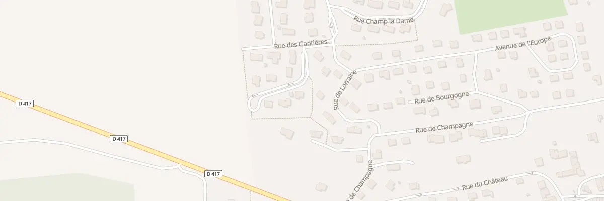 Plan du 1 Rue des Lavandieres à Biesles
