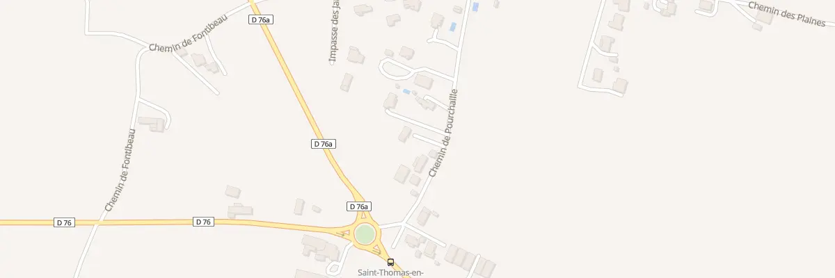 Plan du 5156 Pourchaille à Saint-Thomas-en-Royans