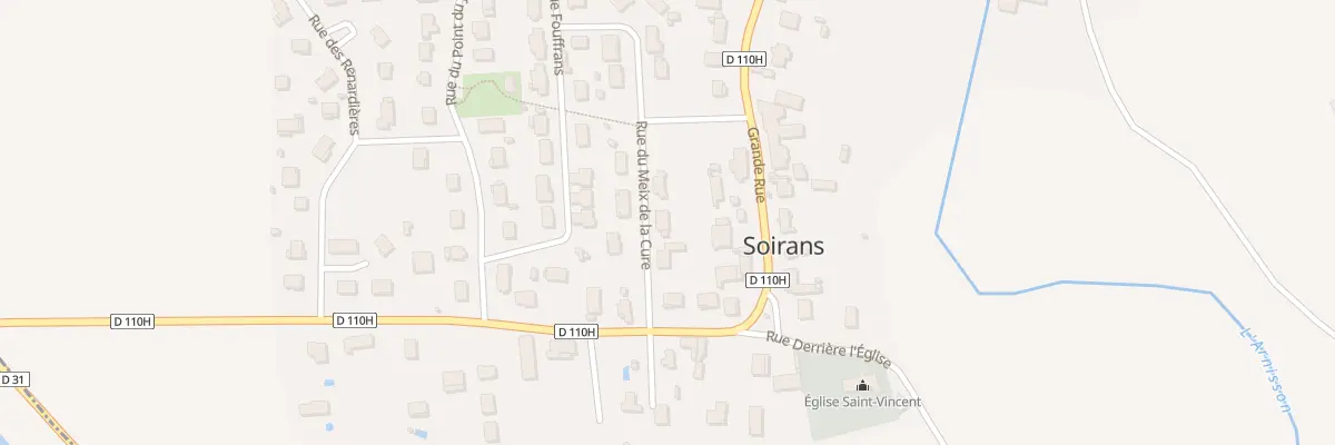 Plan du 15 Rue du Meix de la Cure à Soirans