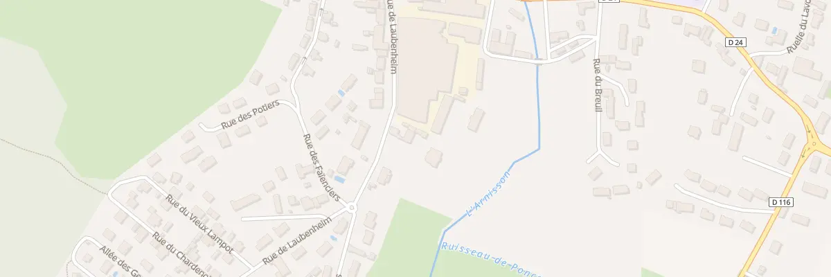 Plan du 9 Rue de Laubenheim à Longchamp