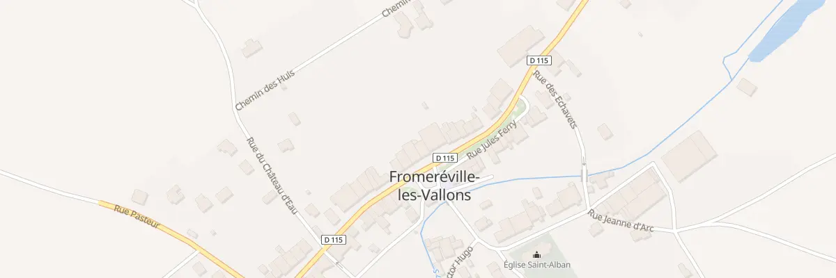 Plan du 25 Rue de Verdun à Fromeréville-les-Vallons