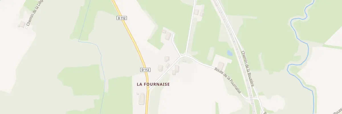 Plan du 95 Rte de la Fournaise à Frontenaud