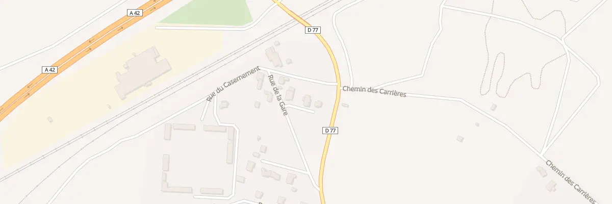 Plan du 1533 Rue de la Gare à Leyment