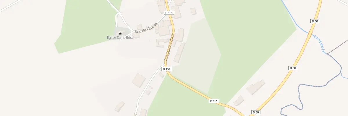 Plan du 2 Rue Jeanne d’Arc à Pansey