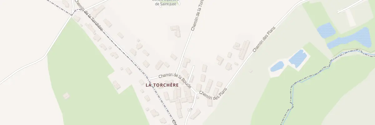 Plan du 91 Che de la Boucle à Saint-Just