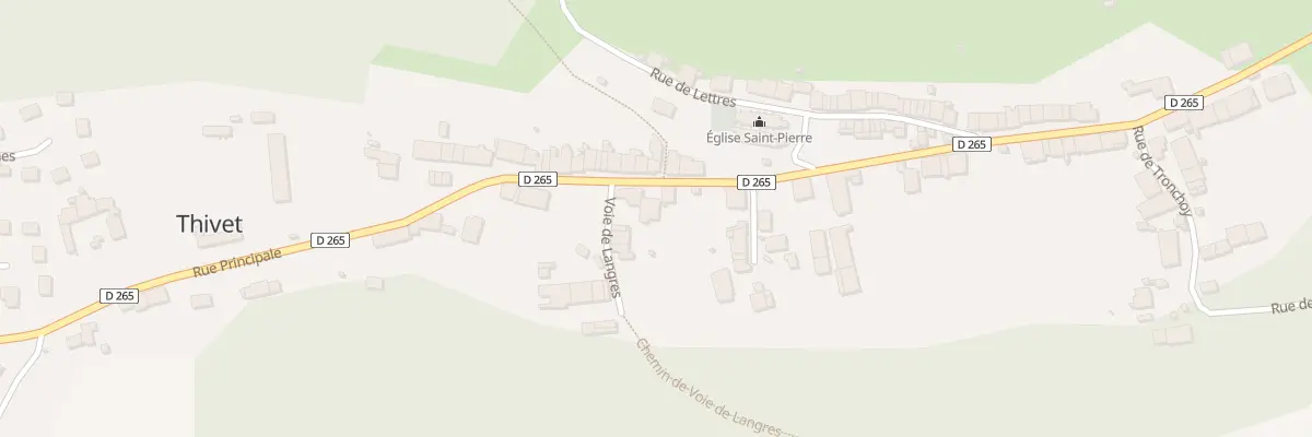 Plan du 26 Rue Principale à Thivet