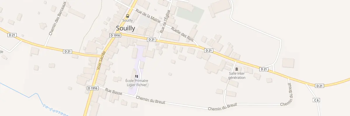 Plan du 16 Rue de Récourt à Souilly