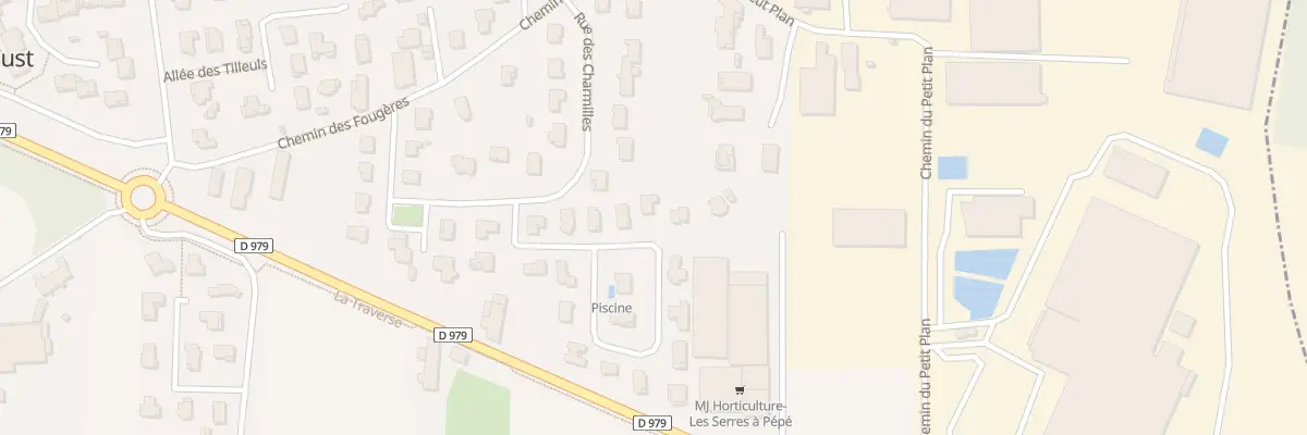 Plan du 302 All des Pommiers à Saint-Just