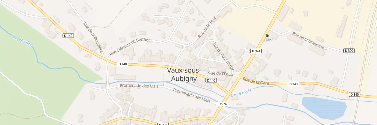 Plan du 12 Rue de Verdun au Montsaugeonnais