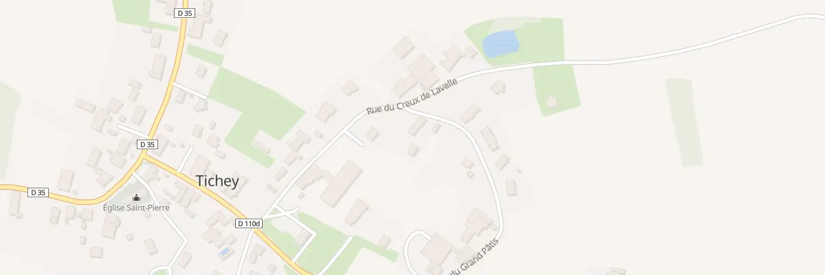 Plan du 5011 Rue du Grand Pâtis à Tichey