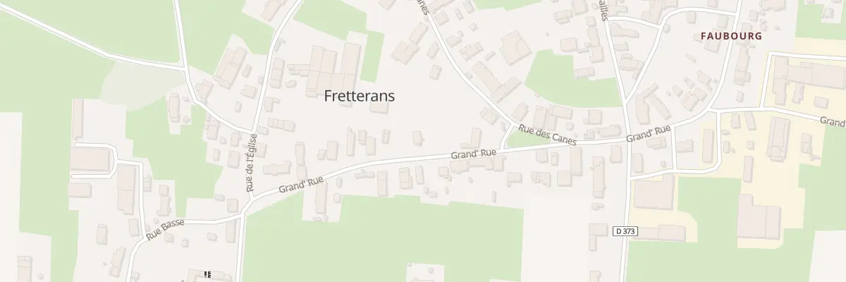 Plan du 11 Grand Rue à Fretterans