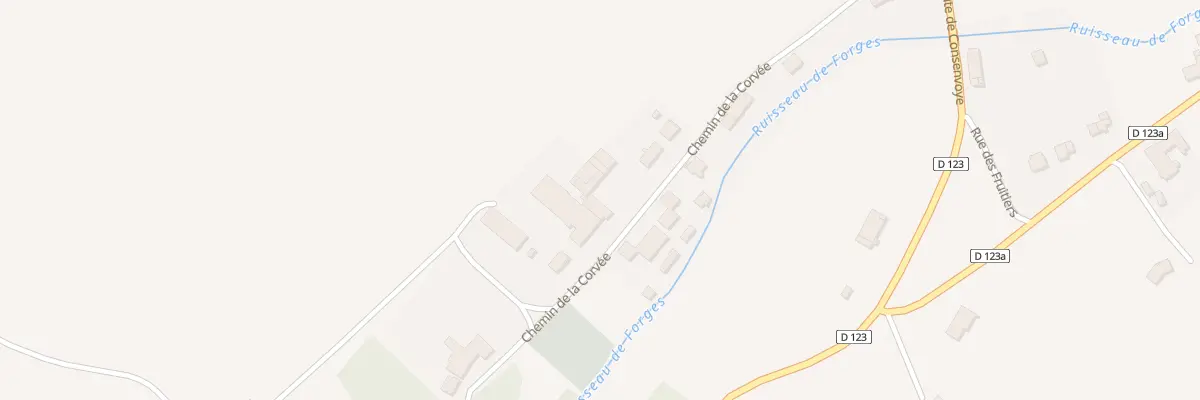 Plan du 18 Che de la Corvée à Forges-sur-Meuse