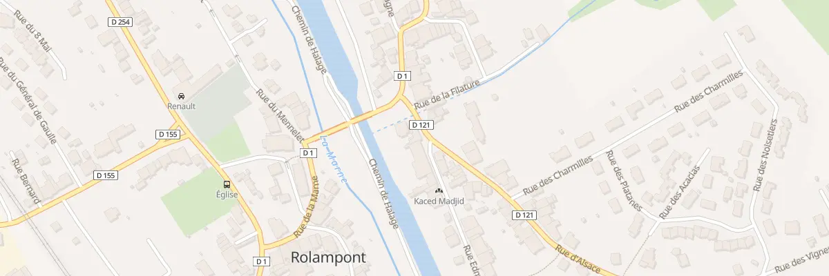 Plan du 10 Rue Edmond Leclerc à Rolampont