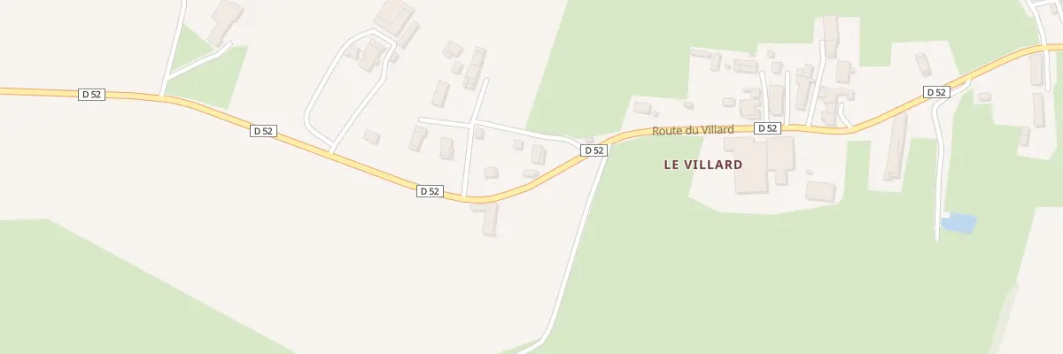 Plan du 786 Rte du Villard à Domsure