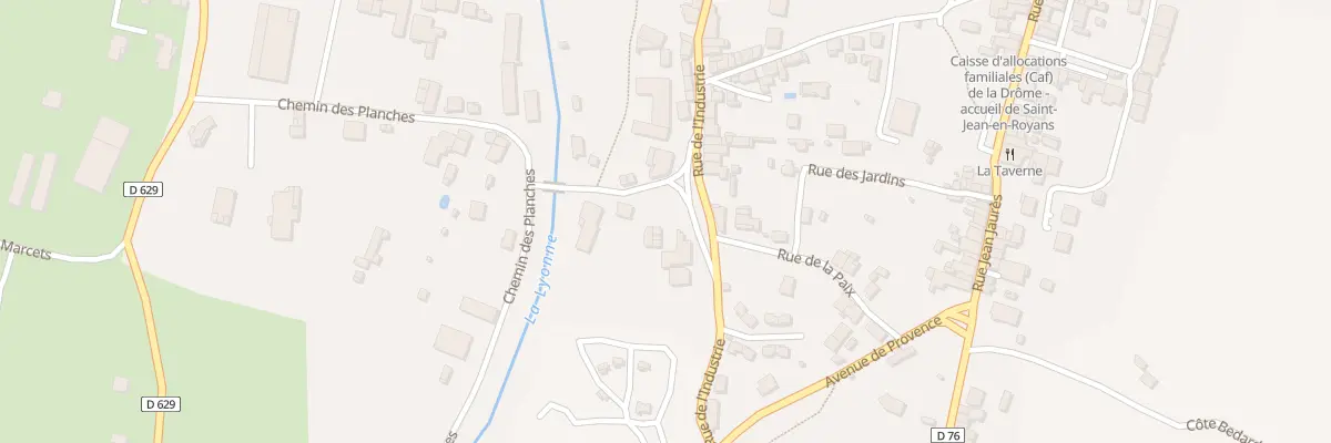 Plan du 3 Rue Montee des Usines à Saint-Jean-en-Royans