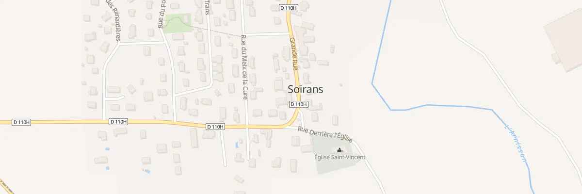 Plan du 20 Gr Grande Rue à Soirans