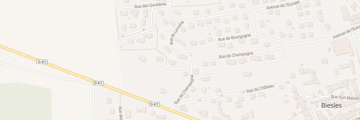 Plan du 26 Rue de Lorraine à Biesles