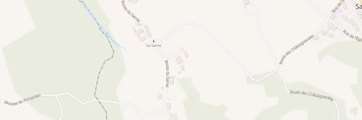 Plan du 470 Rte du Sarret à Saint-Thomas-en-Royans