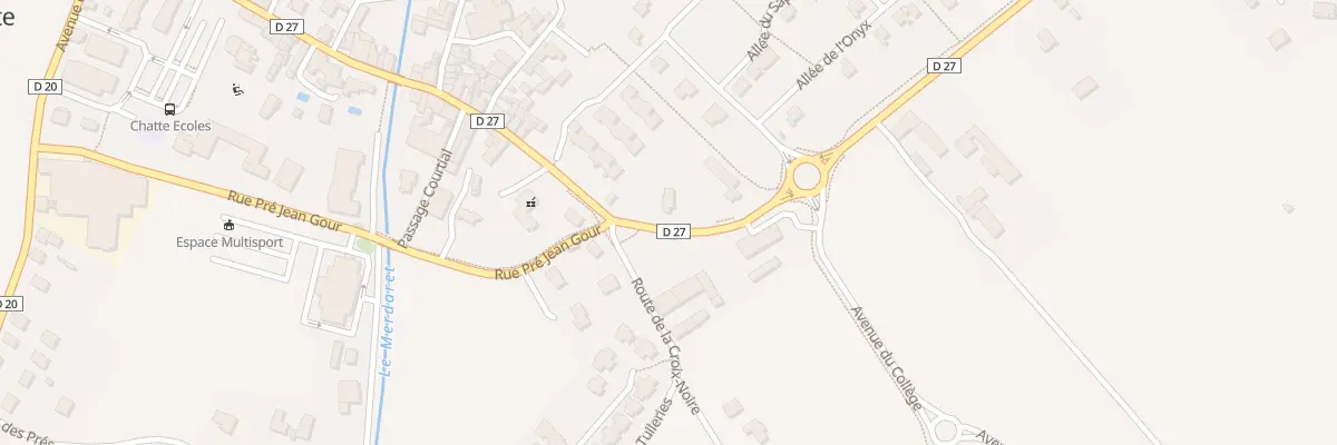 Plan du 623 Gr Grande Rue à Chatte