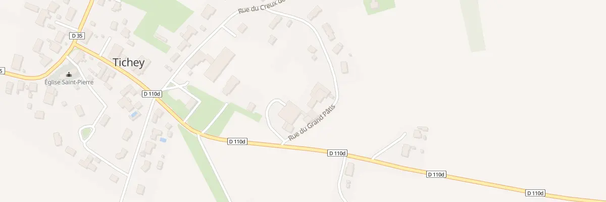 Plan du 5022 Rue du Grand Pâtis à Tichey