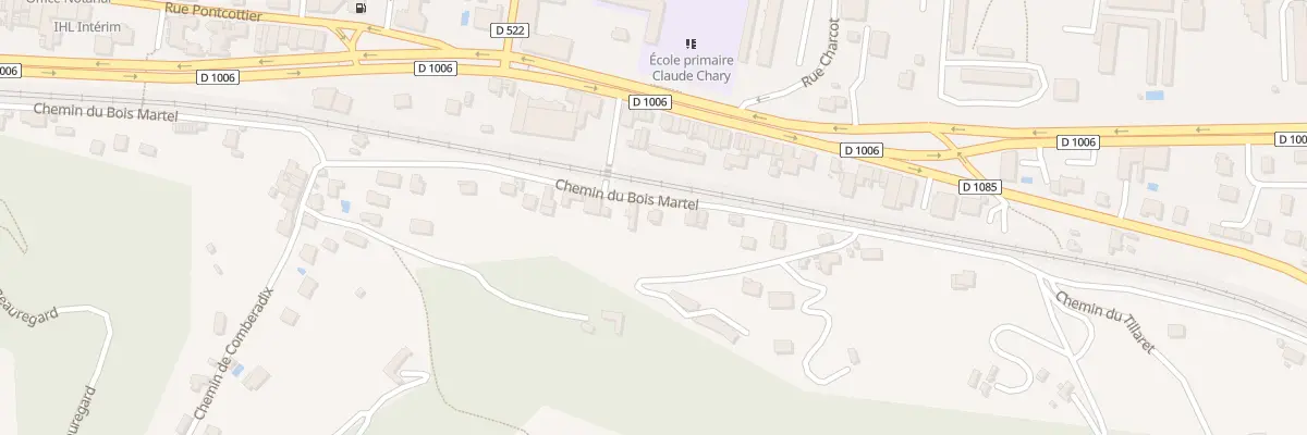 Plan du 40 Che de Bois - Martel à Bourgoin-Jallieu
