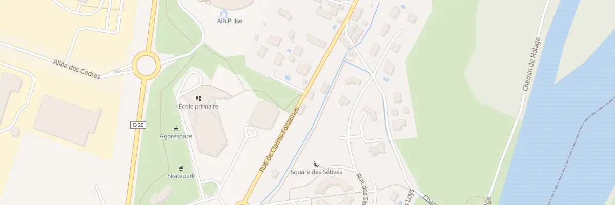 Plan du 1339 Rue Claires Fontaines à Saint-Vulbas