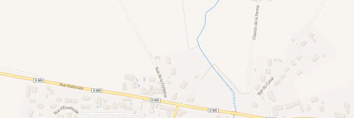 Plan du 8 Rue de la Fontaine à Soirans