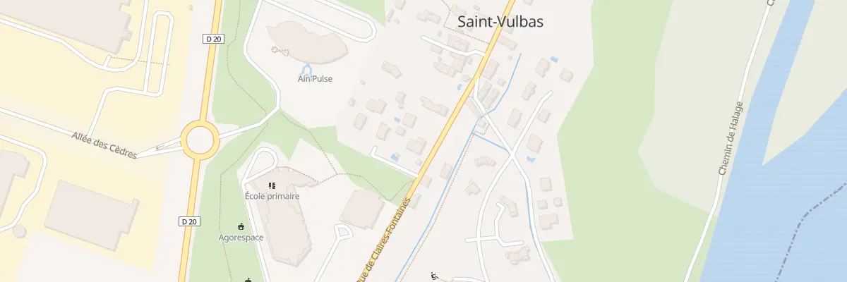 Plan du 1286 Rue Claires Fontaines à Saint-Vulbas