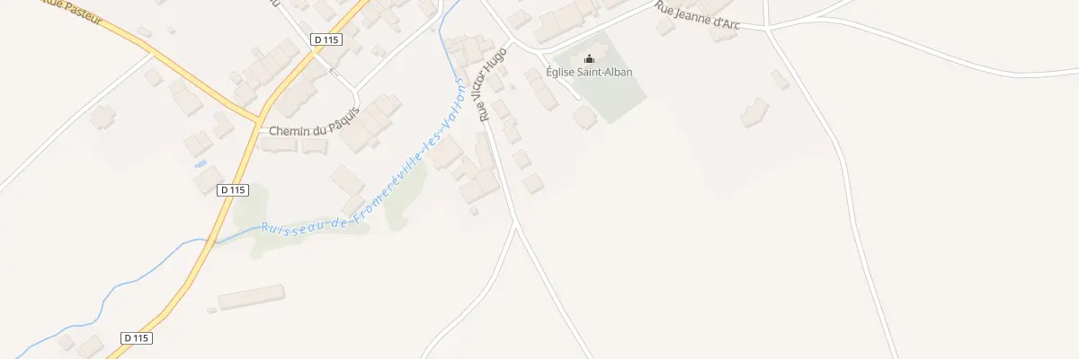 Plan du 9 Rue Victor Hugo à Fromeréville-les-Vallons