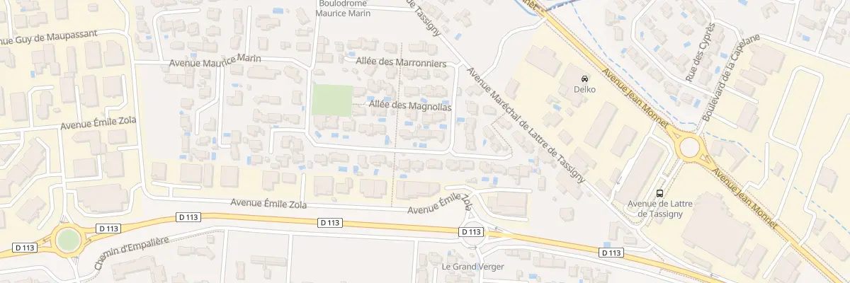 Plan du 13 Av Maurice Marin Le Repos aux Pennes-Mirabeau