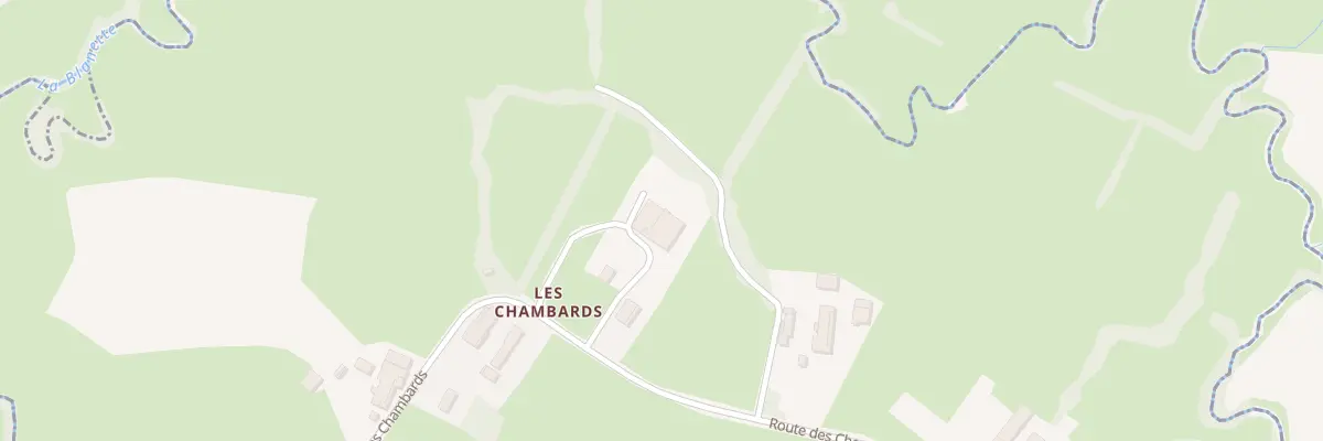 Plan du 691 Rte des Chambards à Saint-Martin-du-Mont