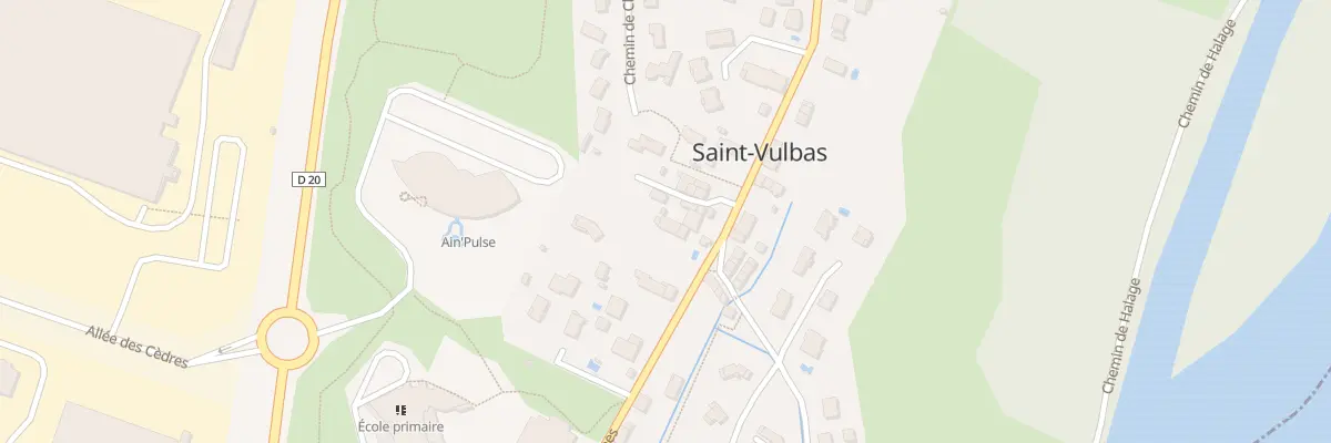 Plan du 1218 Rue Claires Fontaines à Saint-Vulbas