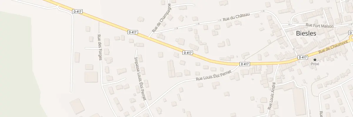 Plan du 65 Rue de Chaumont à Biesles