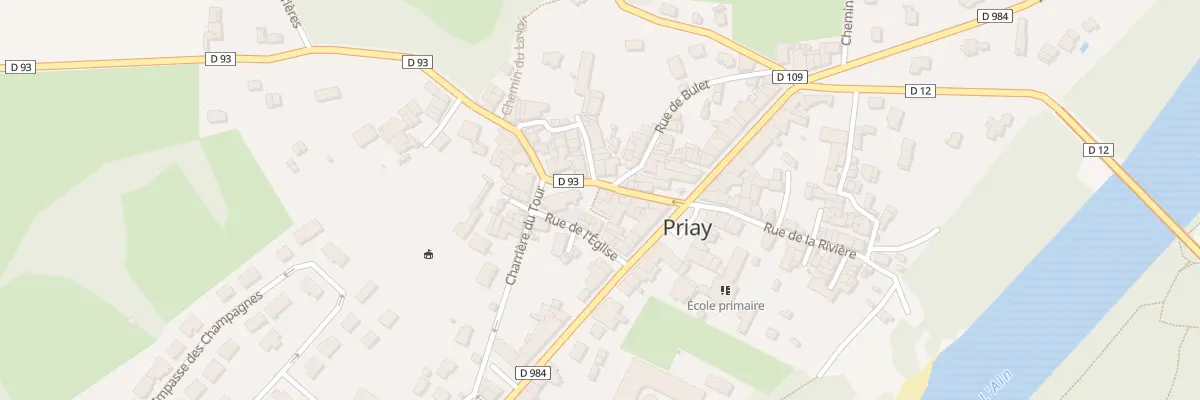 Plan du 5116 Le Bourg à Priay
