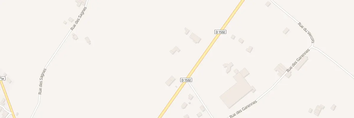 Plan du 599 Rte des Alpes à Saint-Just-de-Claix
