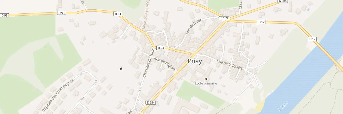 Plan du 27 Pas des Cadettes à Priay