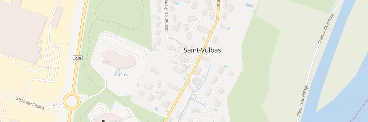 Plan du 40 Imp des Charmettes à Saint-Vulbas
