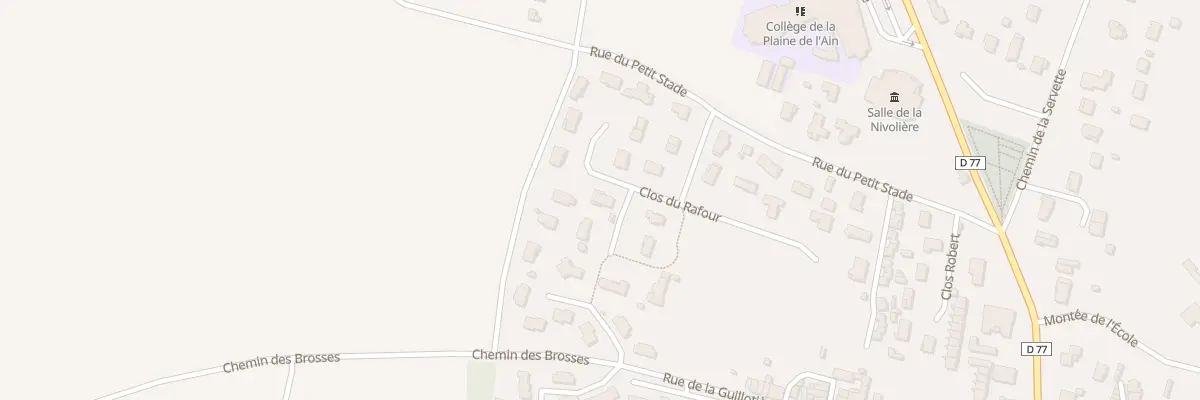 Plan du 17 Lot Clos du Rafour à Leyment
