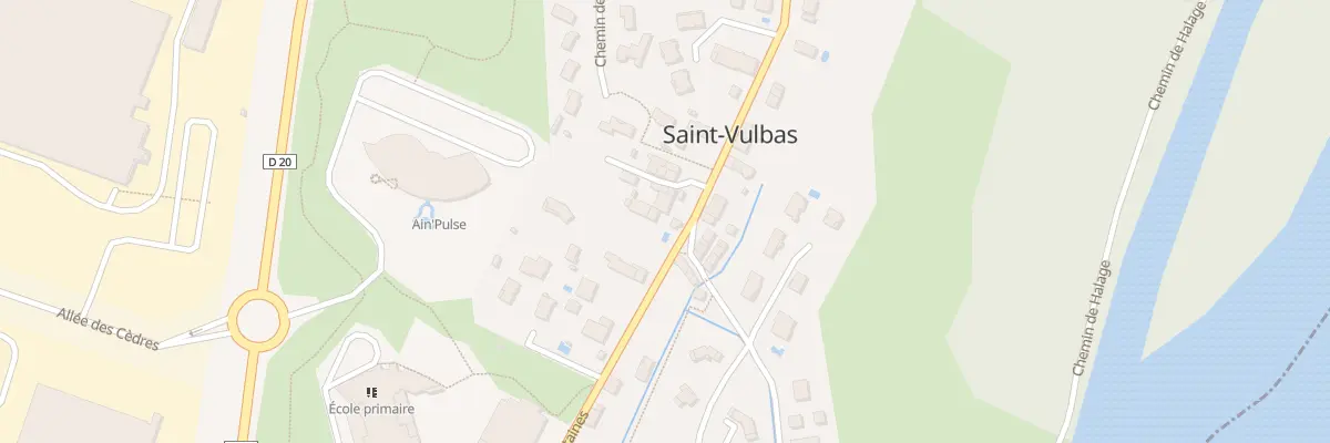 Plan du 1200 Rue Claires Fontaines à Saint-Vulbas
