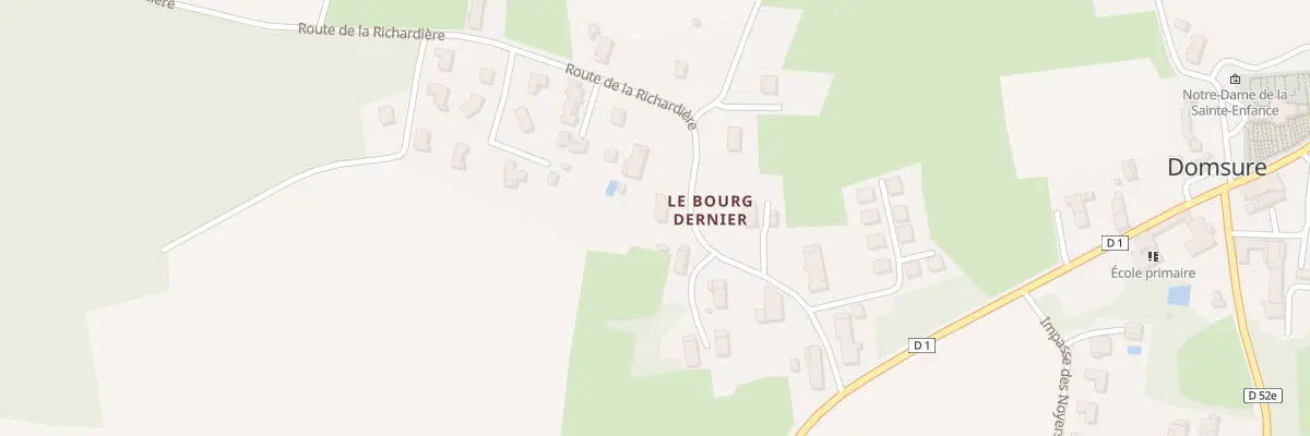 Plan du 167 Rte de la Richardiere à Domsure