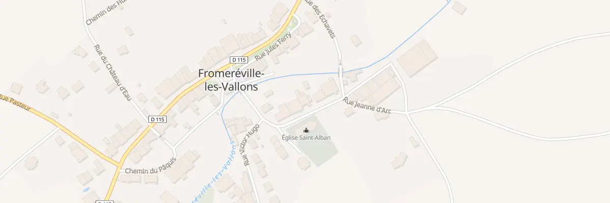 Plan du 7 Rue St Alban à Fromeréville-les-Vallons