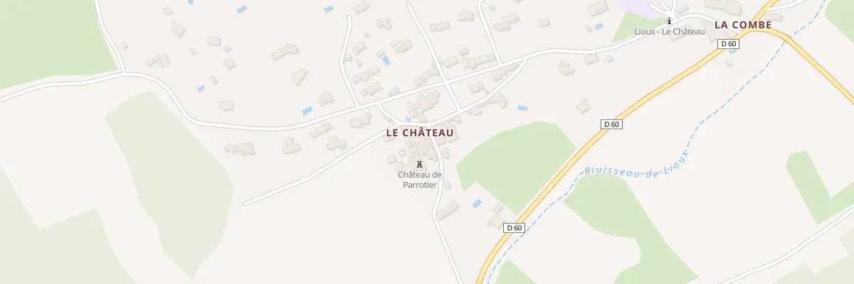 Plan du 5820F Le Chateau à Lioux